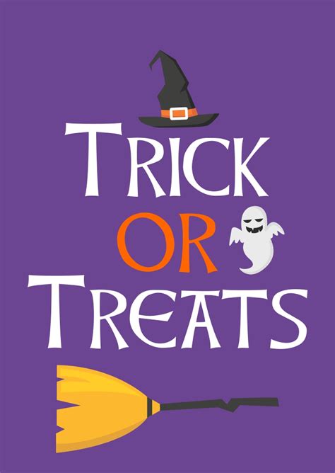 Trick Or Treat Sign Printable Printable Word Searches