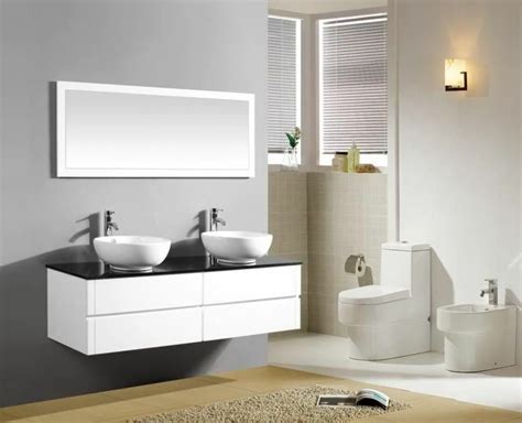 Mobile bagno sospeso doppio lavabo in vendita in arredamento e casalinghi: MOBILE BAGNO DOPPIO LAVABO BAGNO COMPLETO PENSILE 150CM | eBay