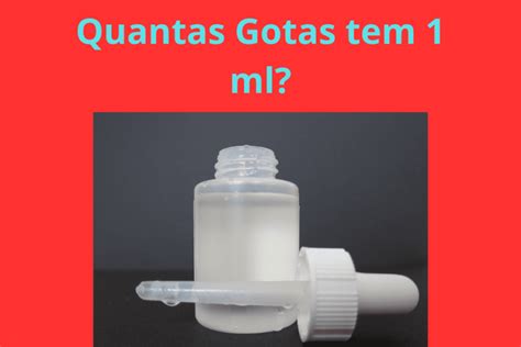 Quantas Gotas Da 1ml