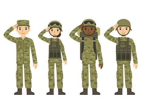 Army Soldier Clip Art Vector Images And Illustrations Istock