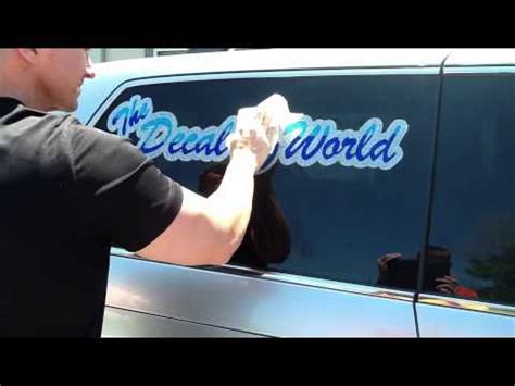 It's not hard but does take a little bit of time. How To Apply A Monster Rhinestone Car Window Decal (17,000 ...