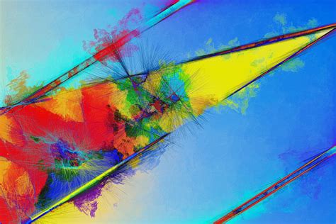 Abstract Prism Digital Art By Paul Gioacchini Fine Art America