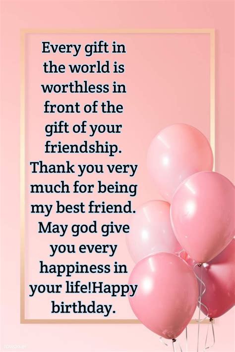 Beautiful Bday Wishes For Female Best Friend Good Readers