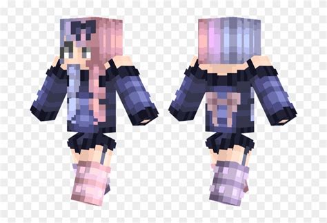 Minecraft Skins Minecraft Girl Skin Bow Hd Png Download 716x514
