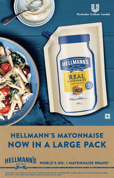 Hellmanns Mayonnaise Now In A Large Pack Ad Advert Gallery
