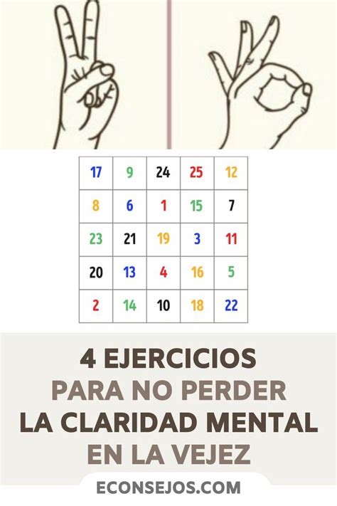 Te explicamos los materiales e instrucciones necesarias. 4 ejercicios para no perder la claridad mental en la vejez ...