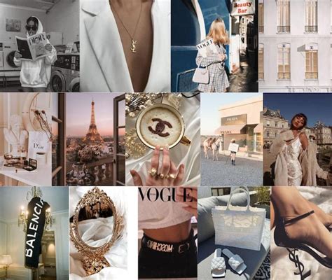 Boujee Fashion Aesthetic Wall Collage Kit Digital Download Etsy