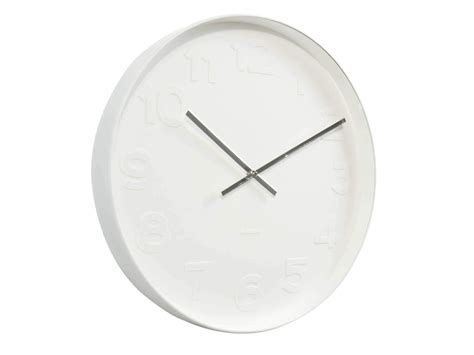 Karlsson Mr White On White Wall Clock Large Funky Ts Nz
