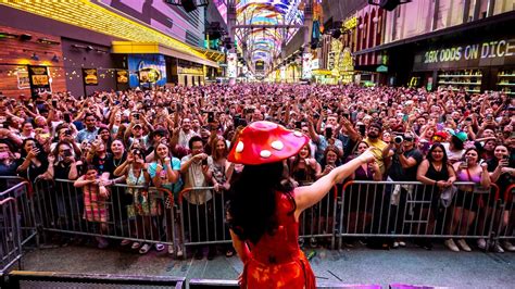 Event Photos Fremont Street Experience Unveiling Katy Perry Viva