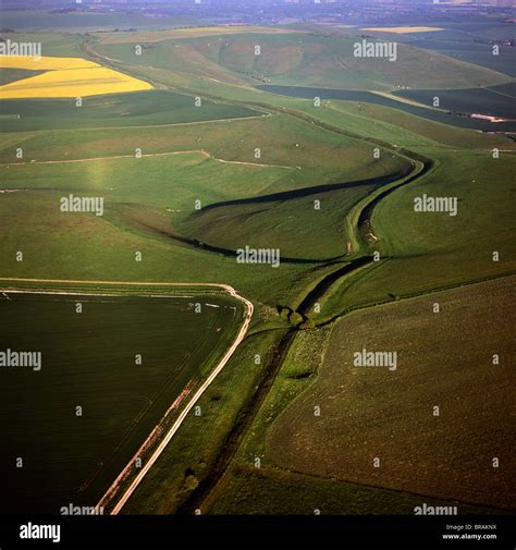 Aerial Image Of Wansdyke From Wodens Dyke An Early Medieval Series