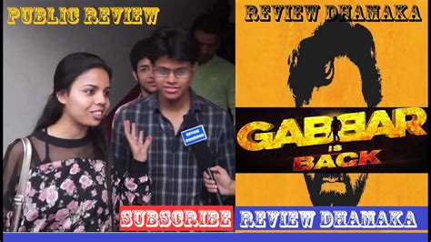 Gabbar Is Back Hindi Movie 2015 Public Review Akshay Kumar Kareena