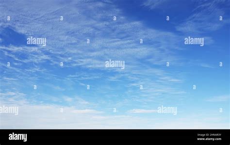 Wispy Clouds And Blue Sky Suitable For Background Stock Photo Alamy