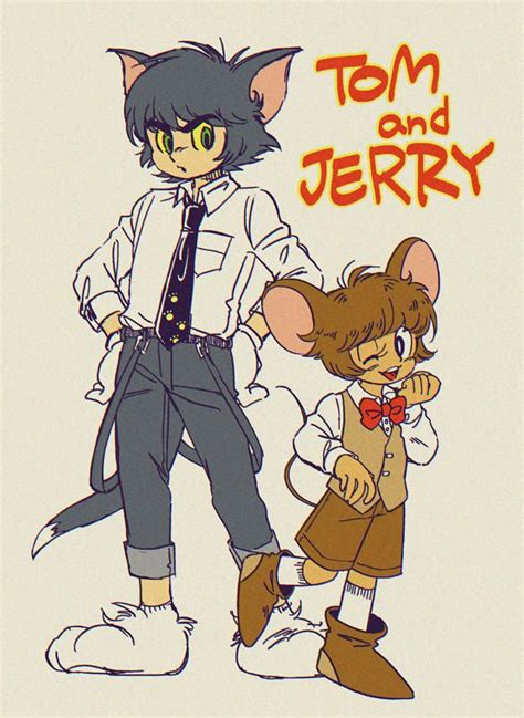 Along the way, they reunite with old characters, such as nibbles the gray mouse with. Tom and Jerry as humans | Tom and Jerry | Know Your Meme ...