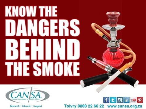 cansa know the dangers behind the smoke 2016