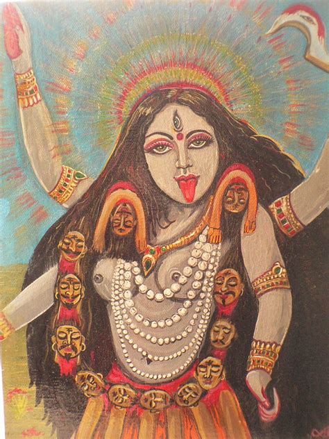 Pin By Swasti Sarna On Shakti Mother Kali Kali Goddess Hindu Art