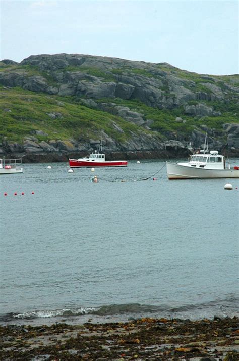 Lobster Boats Monhegan Island Monhegan Island
