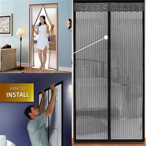 2020 New Summer Anti Mosquito Door Curtain Mesh Door Insect Fly Bug Net