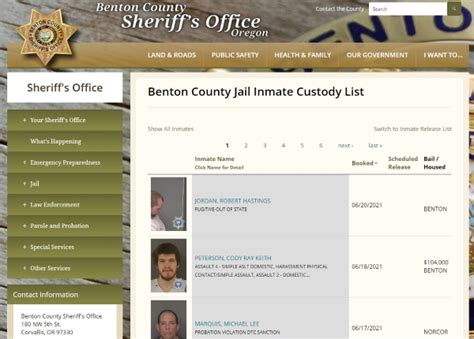 Inmate Roster Benton County Jpay Login