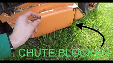 Scag Chute Blocker Does It Work Youtube