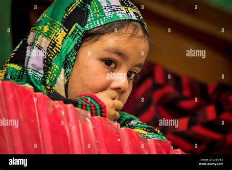 Kashmiri Child Dawar Village Gurez Bandipora Kashmir India Asia