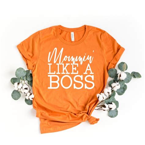 mommin like a boss mom life mom shirt mama shirt etsy