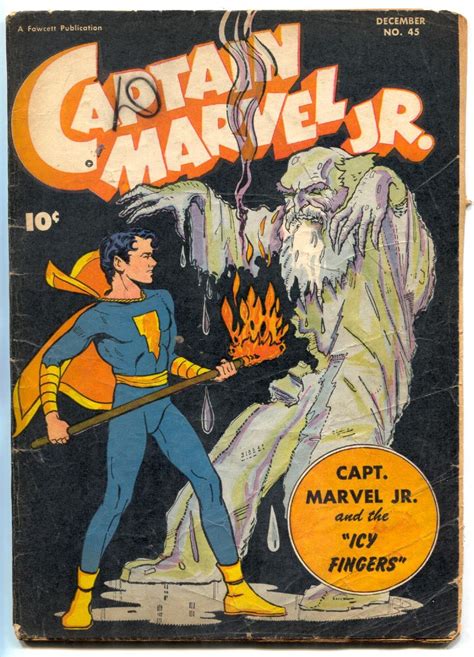 Captain Marvel Jr 45 1946 Icy Fingers Golden Age G Comic Books
