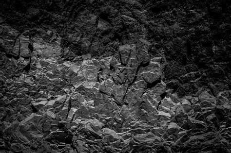 Abstract Black Rock Background Natural Stone Texture International