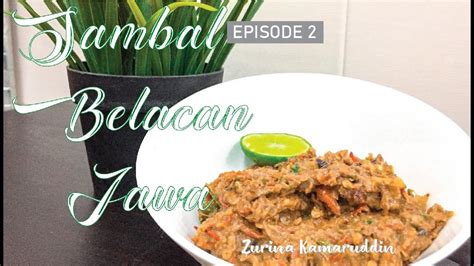 24 likes · 4 talking about this. Resepi Sambal Belacan Jawa - YouTube