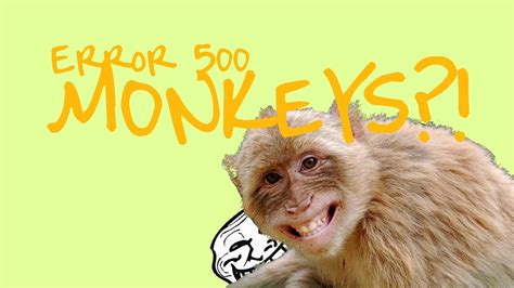 500 Server Error Monkeys Youtube
