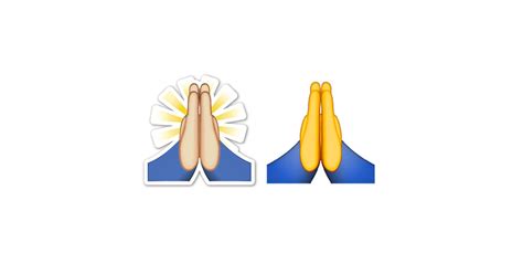Praying Hands Emoji History