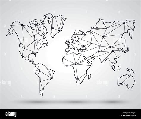 World Map Silhouette Stock Vector Image And Art Alamy