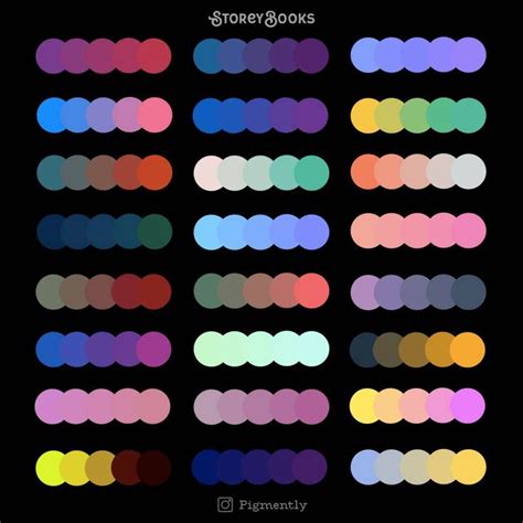 Storeybooks Gradient Color Palette Challenge Swatches Reference Color