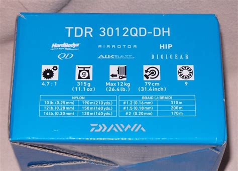 Daiwa TDR 3012 QD DH Front Drag Match Feeder Reel Spare Spool In