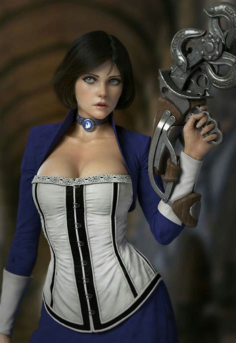 Elizabeth Bioshock Infinite Cant Tell If Its Cosplay Or An