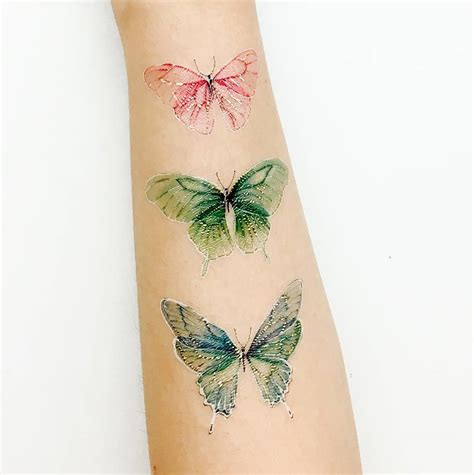 Shipping custom designs in 24 hours. Butterfly W. Temporary Tattoo By Paperself ...