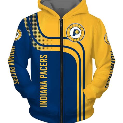 Indiana Pacers Hoodie 3d Cheap Basketball Sweatshirt For Fans Jack
