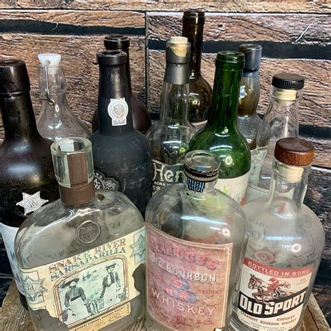 Vintage Liquor Bottles Make A Scene