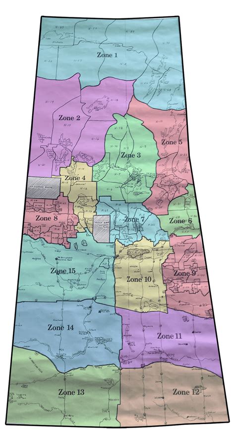 Regional Map And Boundaries Saskatchewan Trappers Association