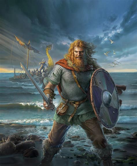 Vikings Digital Art By Mark Fredrickson Pixels