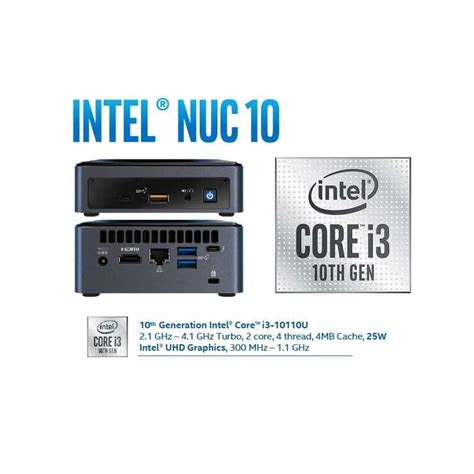 Intel Nuc Mini Pc 10th Gen I3 10110u 8 Gb Ram Ddr4 1tb Hdd