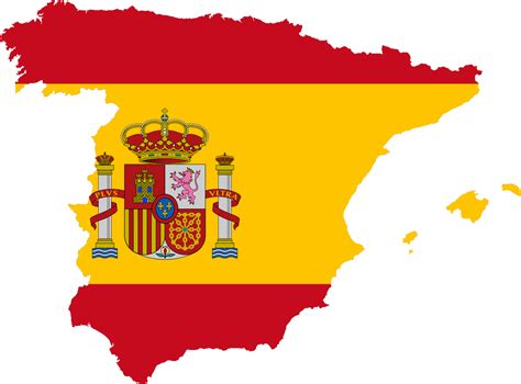 Filespain Flag Map Plus Ultrapng