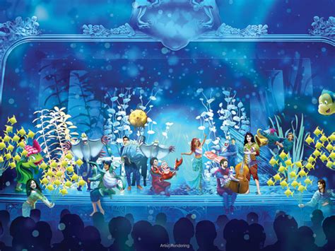The Little Mermaid Stage Show Coming To The Disney Wish Wdw Magazine