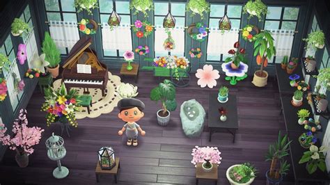 Enjoy these awesome make up, eyebrow, blood, scar, headgear face paints, you can get these using the kiosk or the custom designs portal in able sisters shop. ACNH greenhouse attic in 2020 | Animal crossing game, New ...