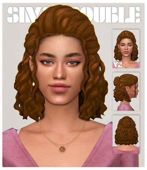 Andre By Simstrouble Simstrouble On Patreon Sims Hair Sims 4 Curly