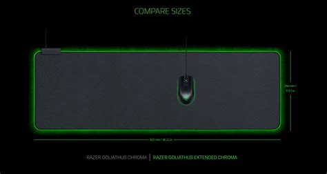 Razer Goliathus Chroma Rgb Soft Gaming Mouse Mat Extended Optimized
