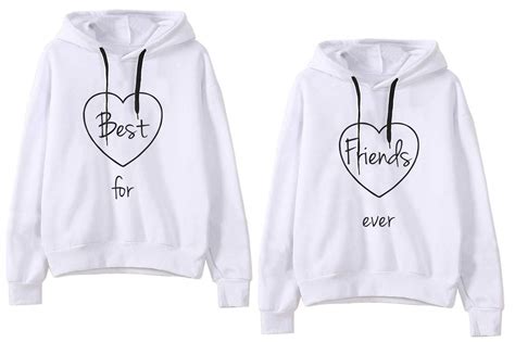 Best Friend Hoodies Matching Sweaters For Bestfriends Teen Girl