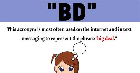 Bd Meaning What Does Bd Stand For • 7esl