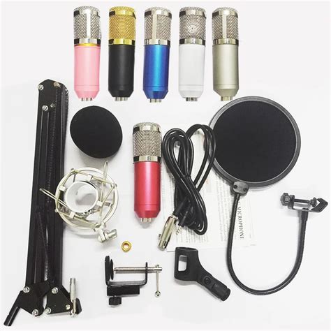 Bm800 Condenser Microphone Kit Studio Broadcasting Recording Microphone