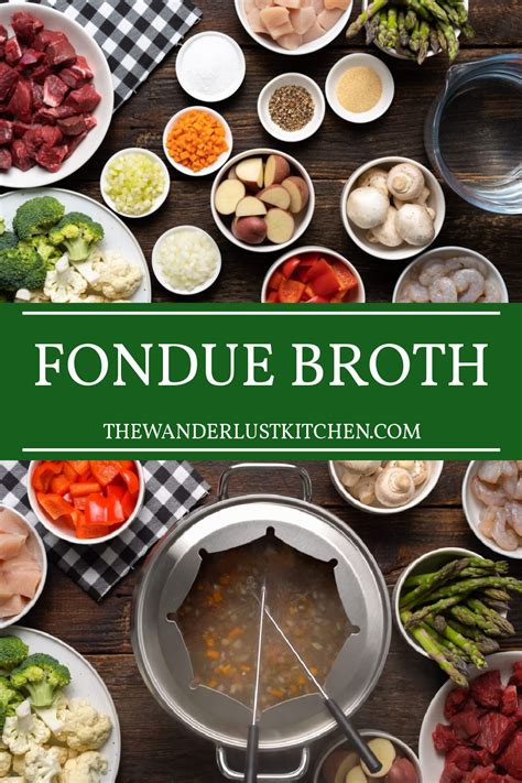 Fondue Broth The Wanderlust Kitchen
