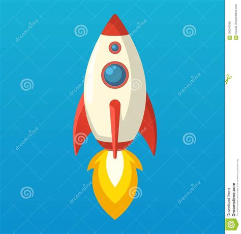Flat Isometric Space Symbol Rocket Ship Icon Stock Vector ...